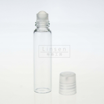 玻璃滾珠瓶(透明瓶身)-10ml