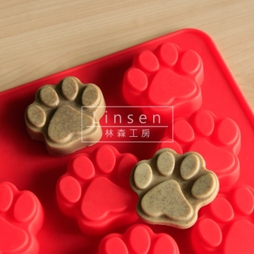 可愛狗掌矽膠模(食品級矽膠FDA標準)
